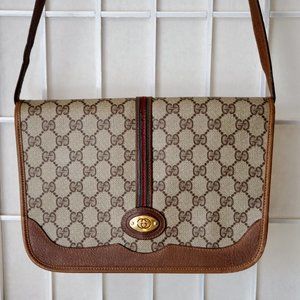 GUCCI SUPREME CANVAS SHOULDER BAG